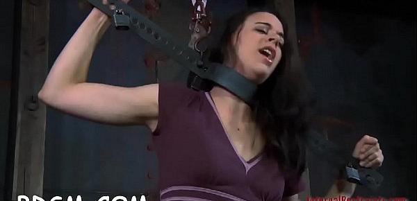  Torturing gal with sex-toys
